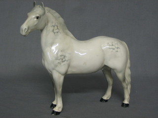 A Beswick figure of a dapple grey stallion 855, 7"