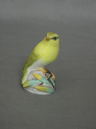 A Royal Worcester figure of a Wood Warbler 3200 3"