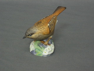 A Royal Worcester figure of a Hedge Sparrow 3333 3"