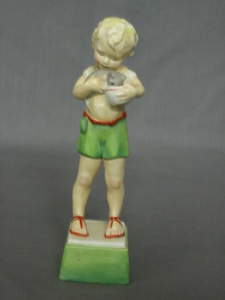 A Royal Worcester figure Friday's Child is Loving and Giving 3161, 7"