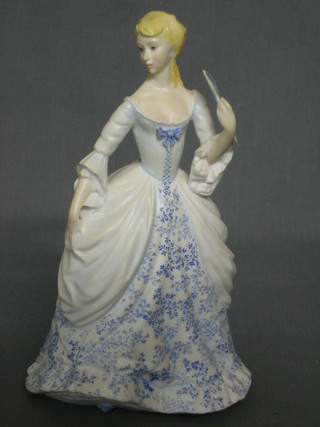 A 1978 Royal Worcester figure Invitation 6 1/2"