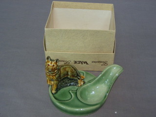 A Wade pipe rest decorated an Alsatian, boxed