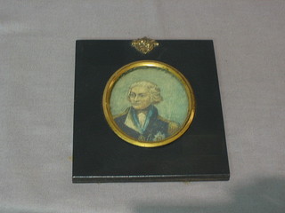 A portrait miniature on ivory panel "Nelson" 4" x 3"