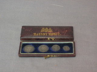 A Victorian 1887 Maundy set