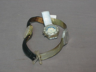 3 various Swatch watches