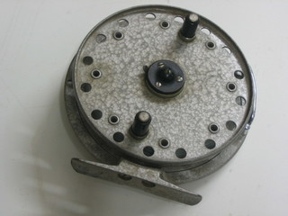 A Grice & Young centre pin fishing reel 4"
