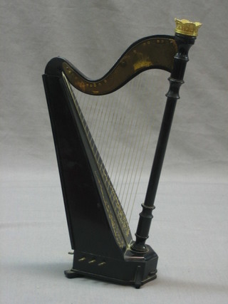 A Japanese Franklyn 8 transistor radio in the form of a harp