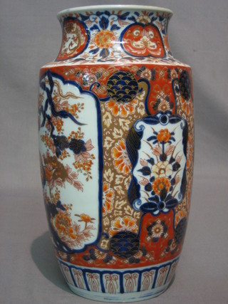 A 19th Century Japanese Imari vase, base signed 12"