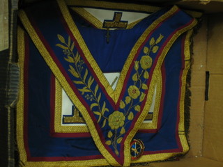 A Mark Master Mason's Grand Officer's full dress and undress apron and collar (past ADC)