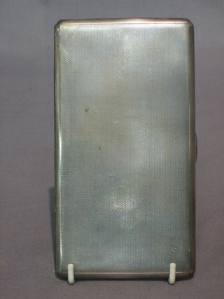 An Art Deco silver vesta case Birmingham 1934 8 ozs