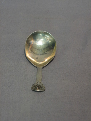 A Victorian Scots silver caddy spoon Edinburgh 1845
