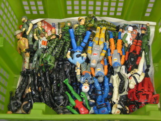 A collection of 46 plastic figures