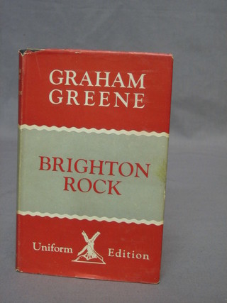 Graham Greene,  "Brighton Rock"  Uniform edition 1947 published by William Heinemann Ltd, with dust cover