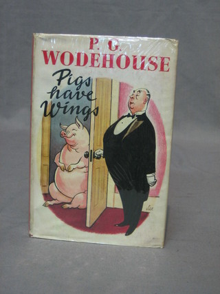 P G Woodhouse "Pigs Have Wings" 1952 published by Herbert Jenkins, with dust cover