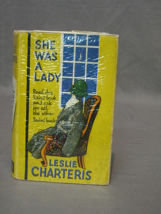 Leslie Charteris "She Was a Lady" London 1931 published by H & S Yellow Jacket, with dust cover
