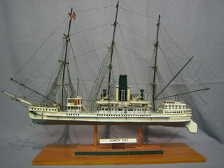 A model of The Lundy Island Steamer 25"