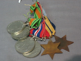 6 medals comprising 1939-45 Star, Africa Star, 2 British War medals and 2 Defence medals