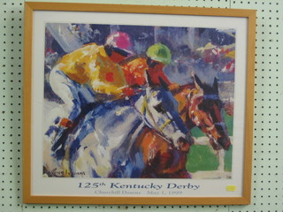 A coloured print "The 125th Kentucky Derby" 1999 15" x 18"
