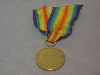 A British War medal to 7693 Pte. M E Lacy - Army Cyclist Corps