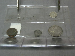 10 various American coins