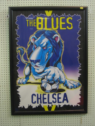 A Chelsea FC poster "The Blues" 32" x 22"