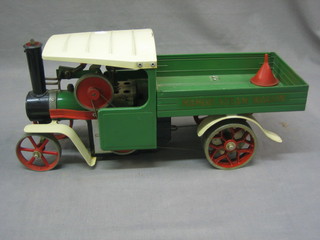 A Mamod model of a steam lorry