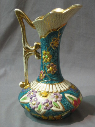 An Italian pottery jug 10"