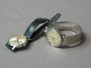 A gentleman's Omega Seamaster automatic wristwatch together with a gentleman's Omega wristwatch (2)