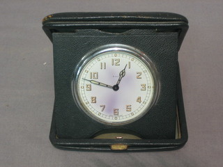 A Smiths 8 day travelling clock