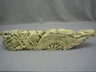 A section of carved timber 28"
