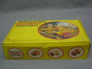 A Meccano Highway multi kit 8, boxed
