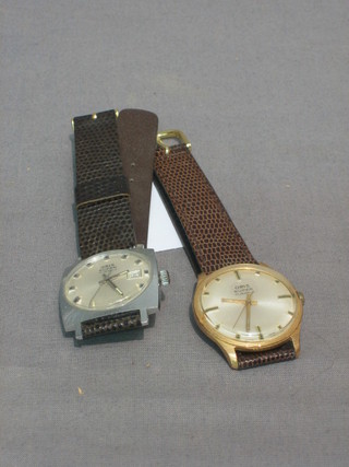2 gentleman's Oris wristwatches