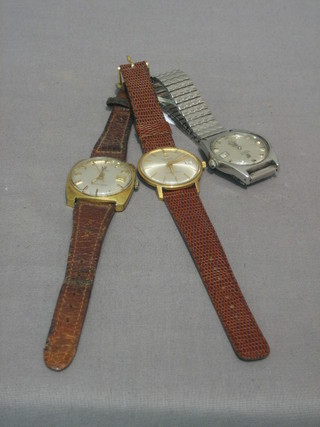 3 gentleman's Tissot wristwatches 