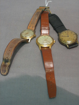 A gentleman's Orfina wristwatch, a gentleman's Slava wristwatch and a do. K M Mitschele wristwatch
