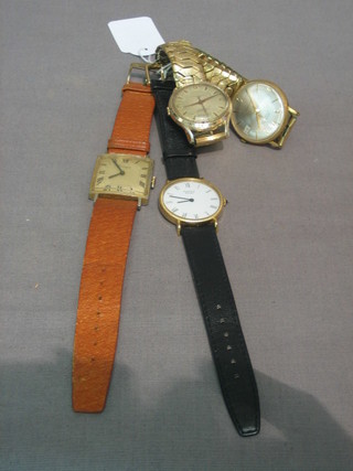 A gentleman's Ingasol wristwatch and a do. Pazagon wristwatch and a do. Christian Andree wristwatch and 1 other