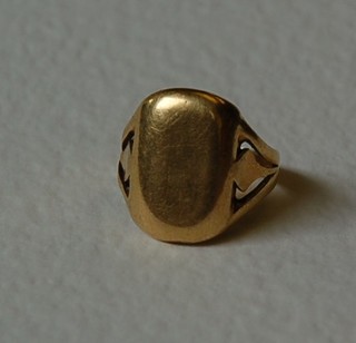 A 19th Century gold signet ring