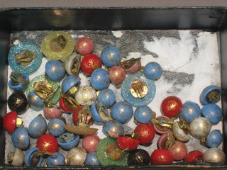 A collection of various clip on earrings