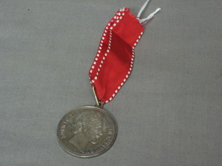 A Ludwig Second commemorative medal 1886