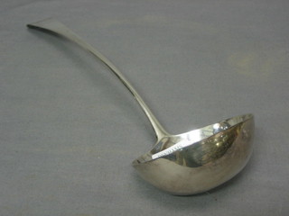 A George III silver Old English pattern soup ladle, London 1815 6 ozs