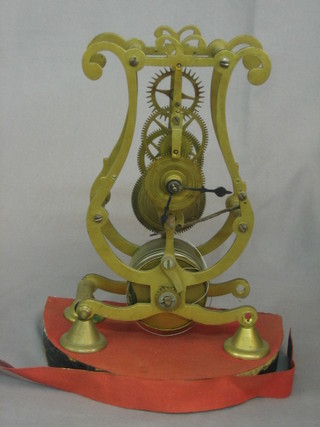 A fusee skeleton clock (requires some attention)