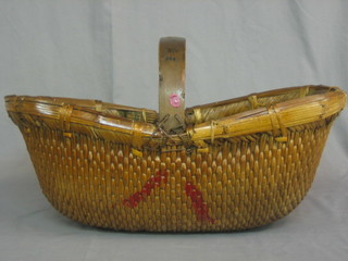 A large oval Eastern basket 25"