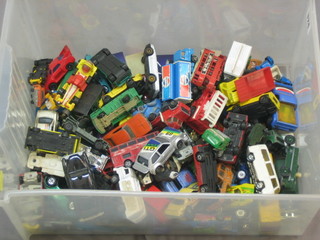 A collection of various toy cars