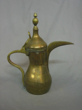 A brass Turkish coffee pot 16"