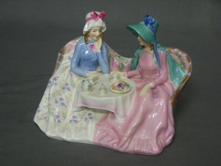 A Royal Doulton figure group - Afternoon Tea HN1747 6"