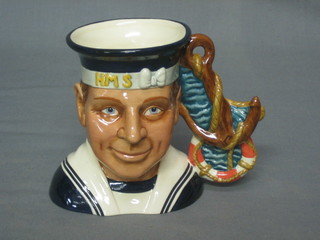 A Royal Doulton limited edition sailor character jug, boxed (only 250 produced)