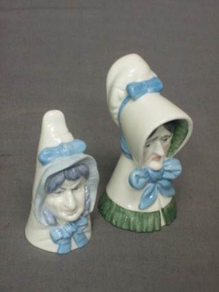 A 1976 Royal Worcester candle snuffer - Caudle and 1 other - Old Woman (2)