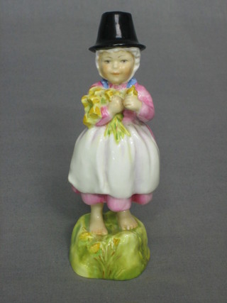 A Royal Worcester figure - Wales 3103, modelled by F G Doughty 5" 