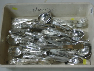 A quantity of various Queens Pattern cutlery