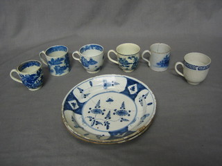 A matched pair of 17th/18th Century Delft dishes 7 1/2" (both cracked and f)
