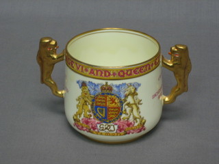 A Paragon Edward VIII twin handled Coronation mug
